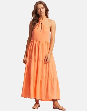 Halter Neck Dress - Cantaloupe Seafolly - Seafolly bikinis sale