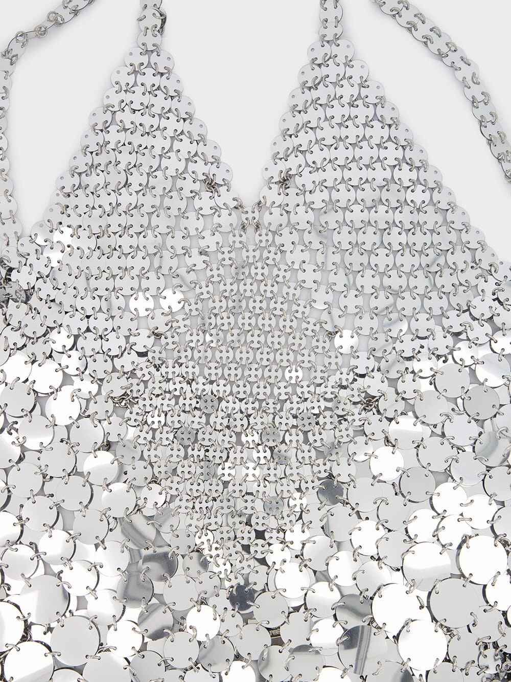 Halterneck Chainmail Maxi Dress