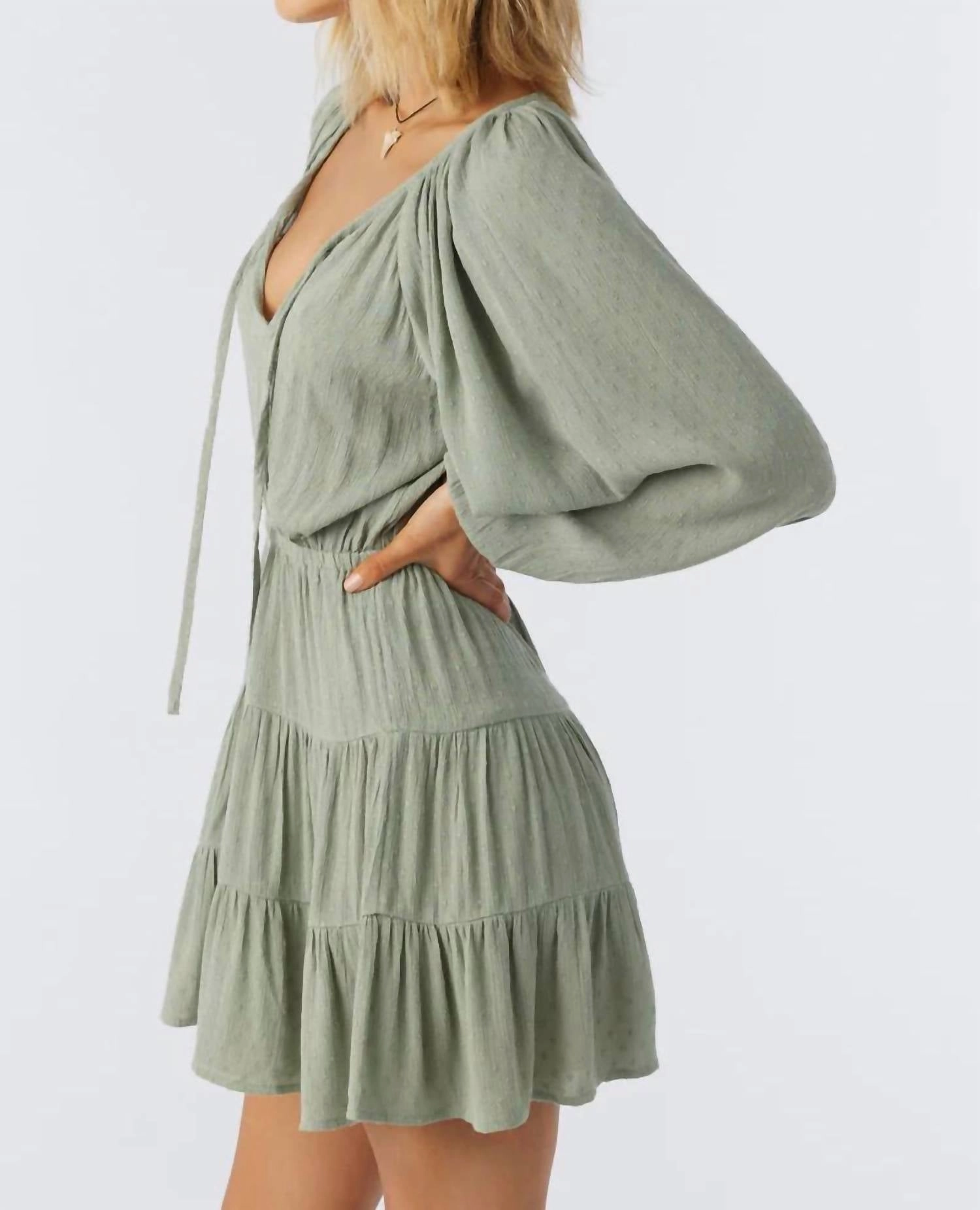 Harla Dress In Lily Pad