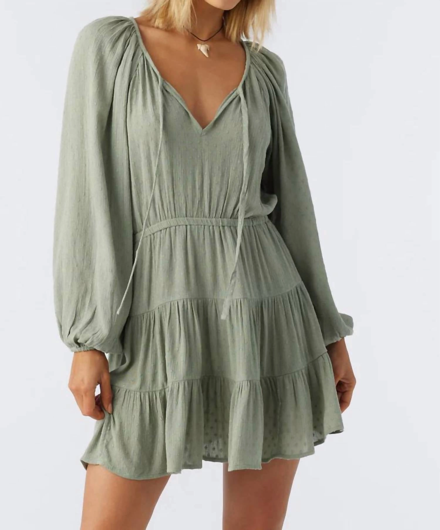 Harla Dress In Lily Pad