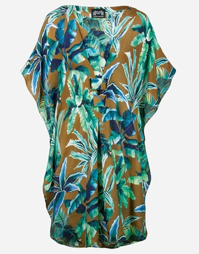 Havana Kaftan - Tobacco Tropics Maryan Mehlhorn - Maryan Mehlhorn dresses