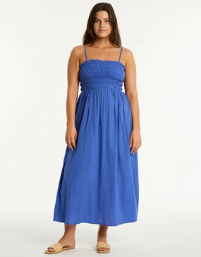 Heatwave Bandeau Dress - Blue Sea Level - Sea Level swimwear clearance