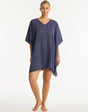 Heatwave Kaftan - Indigo Sea Level - Sea Level swimwear clearance