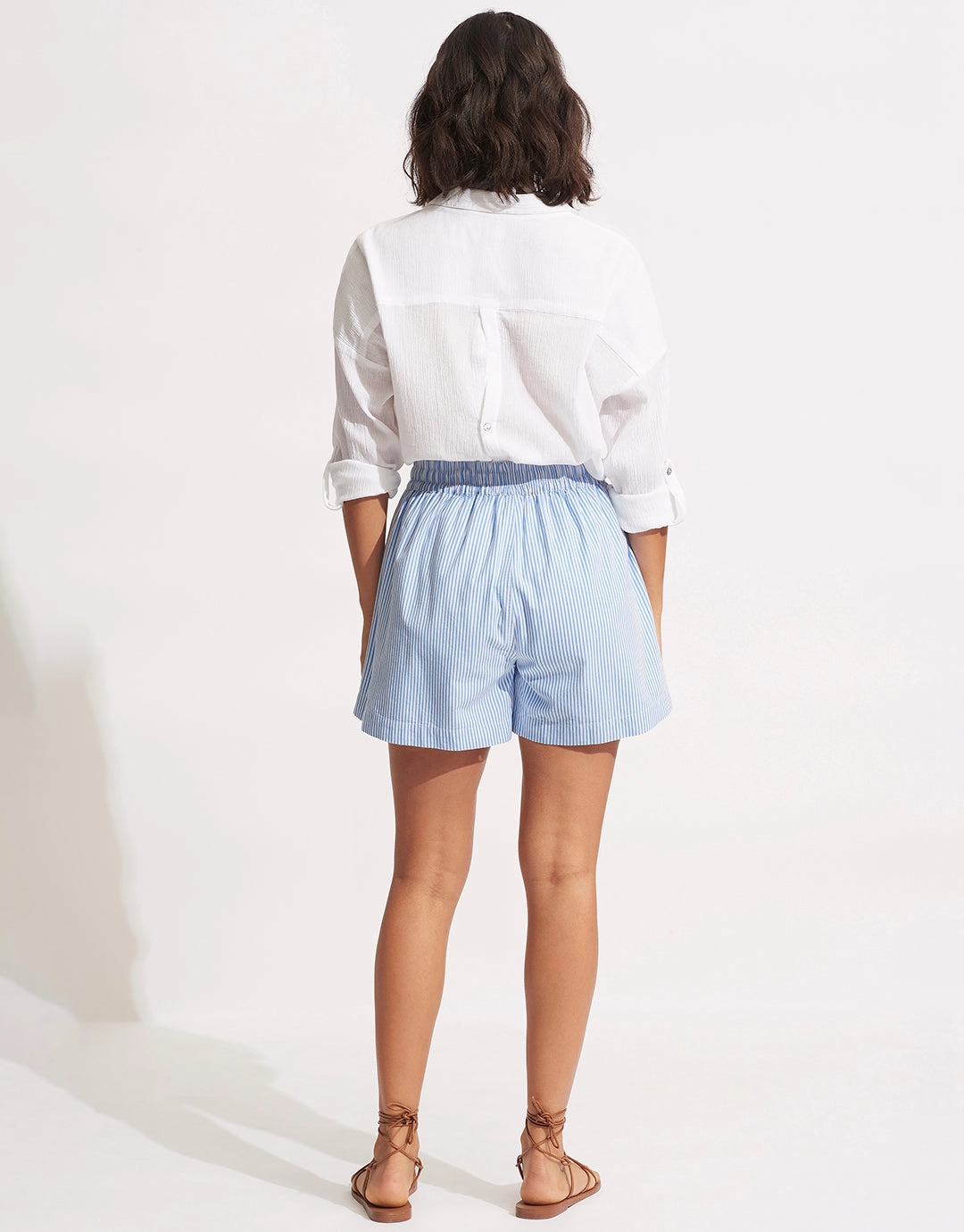Henley Stripe Short