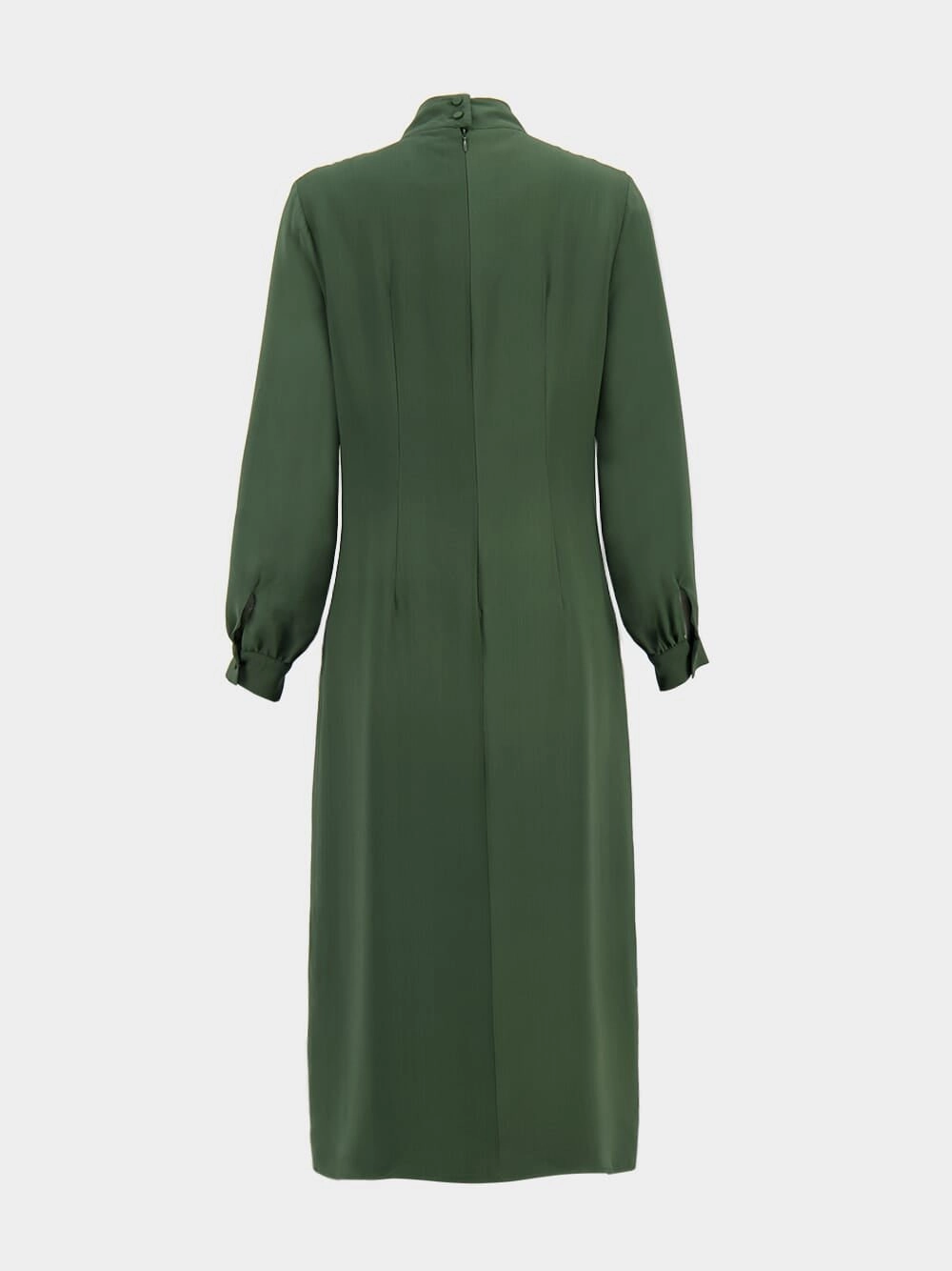 Hermes Silk Dress with Necklace