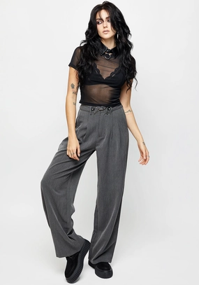 HERRINGBONE TAILORED TROUSER Bottoms Womens - women's jeans sale
