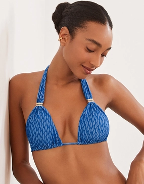 Hidra Bia Tube Bikini Top - Blue Swim Womens - monokinis best price