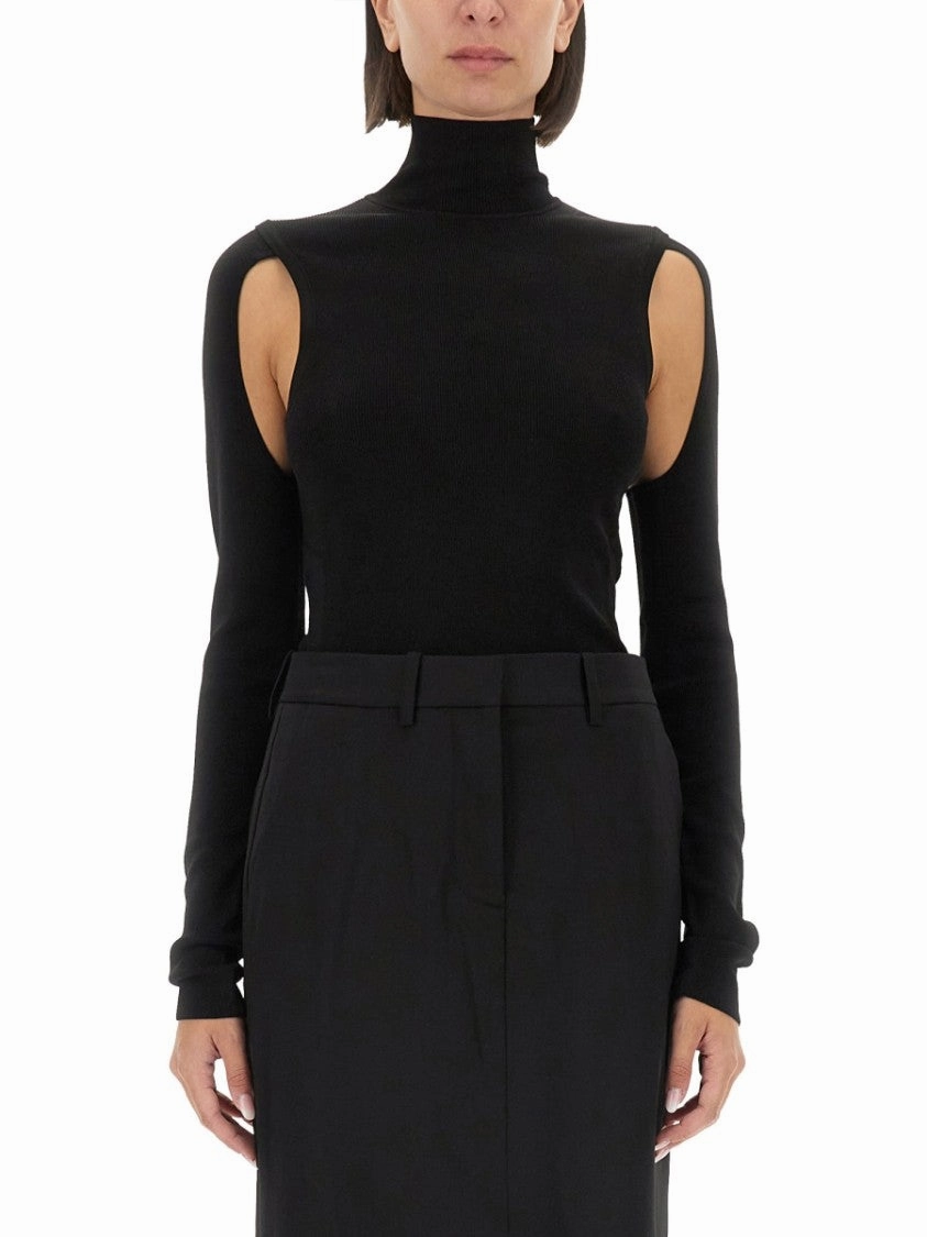 High Neck Slim-Fit Top