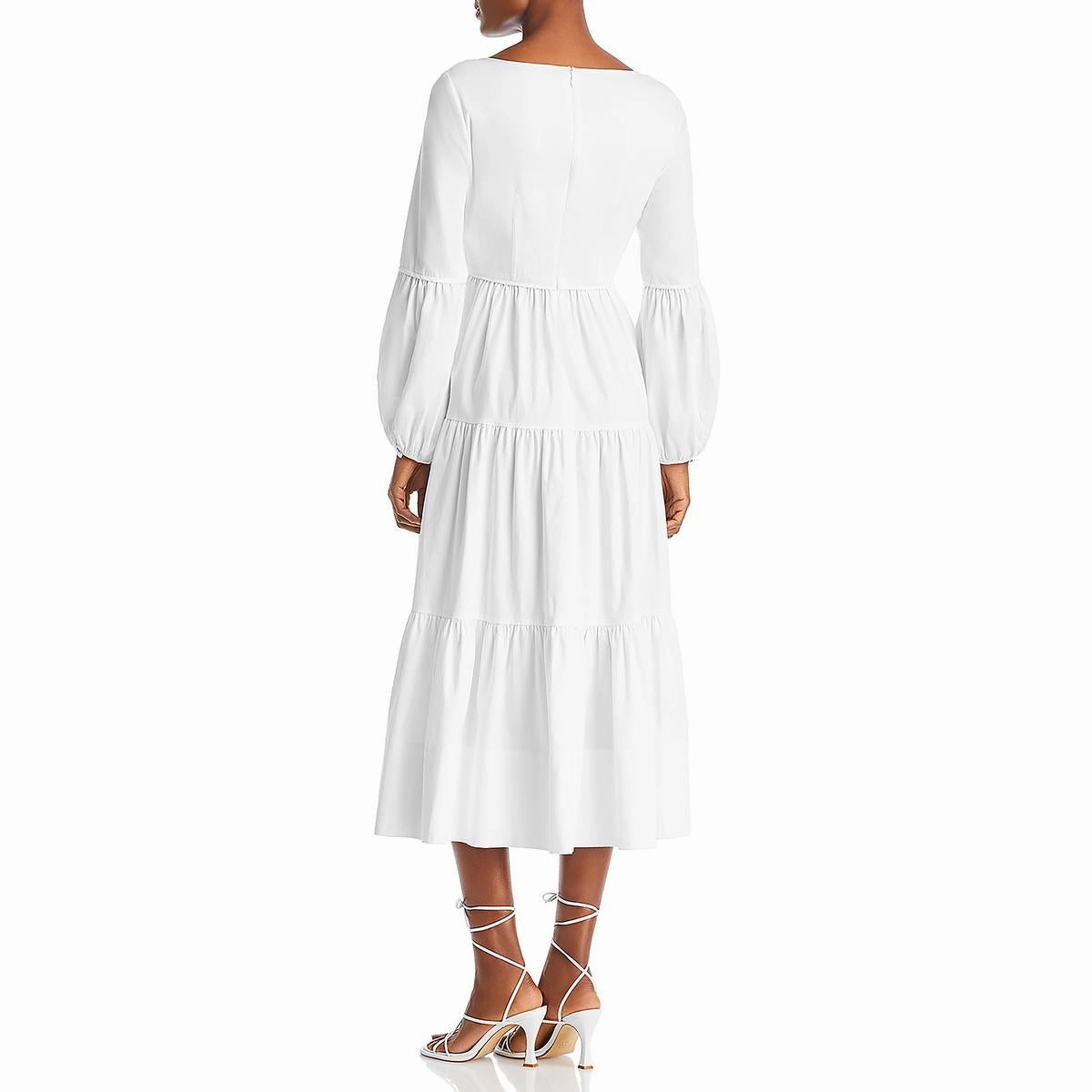 Hillary Womens Ruched Long Maxi Dress