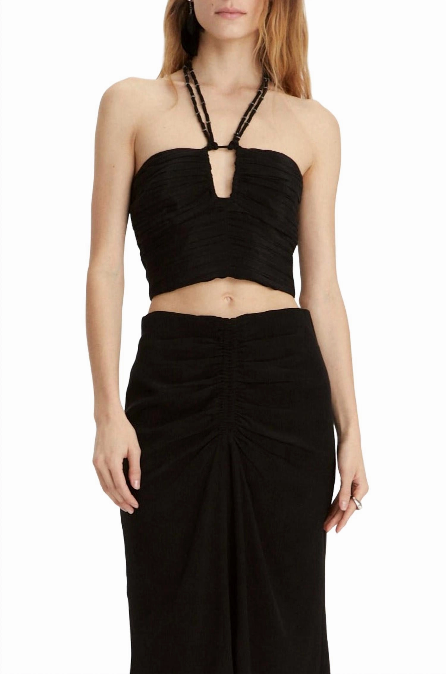 Huemul Eliza Top In Black