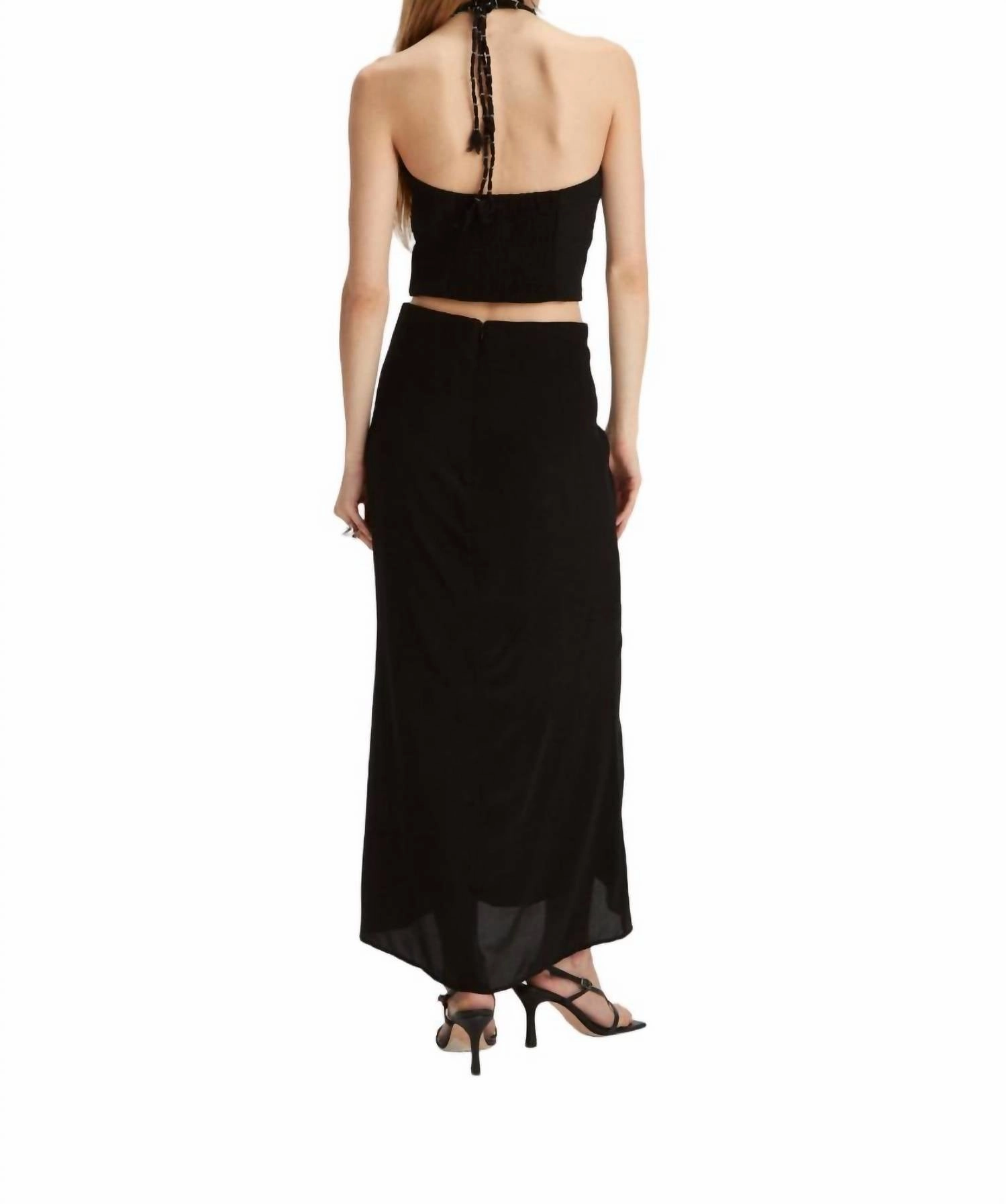 Huemul Eliza Top In Black