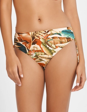 Hypnotic Adjustable Bikini Pant - Sepia Leaves Maryan Mehlhorn - Maryan Mehlhorn dresses