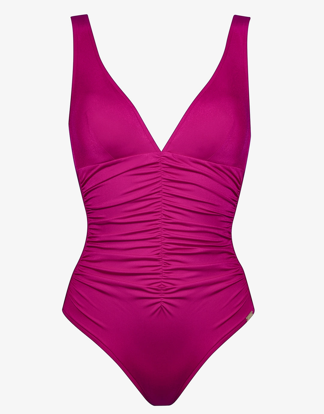 Impact Ruched Front Swimsuit - Berry Glaze Maryan Mehlhorn - Maryan Mehlhorn dresses