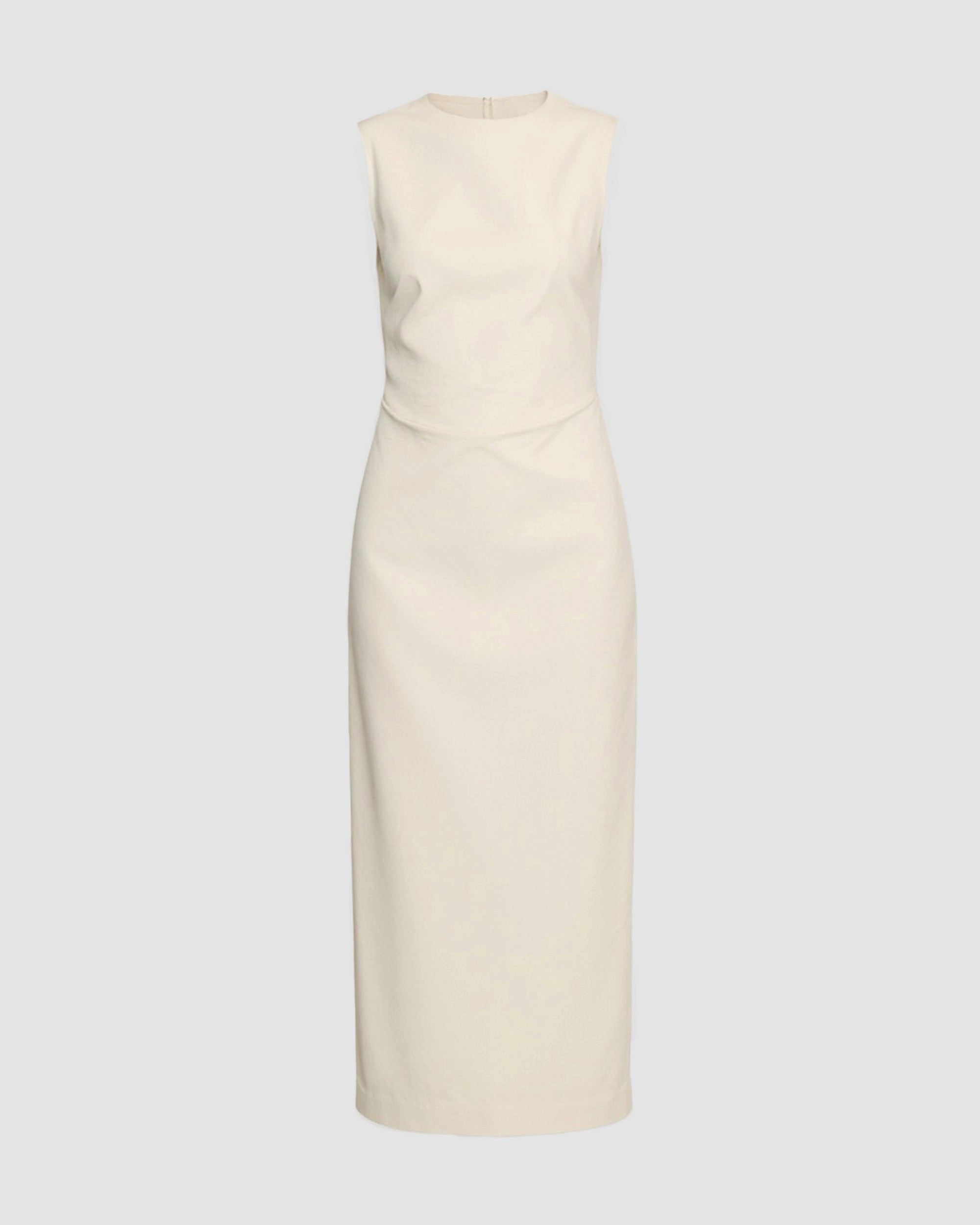 Inari Cotton Twill Boat-Neck Dress
