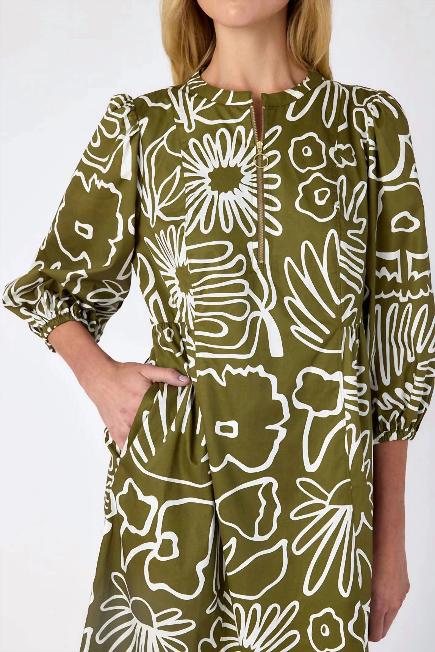 Indie Dress In Floral Studies