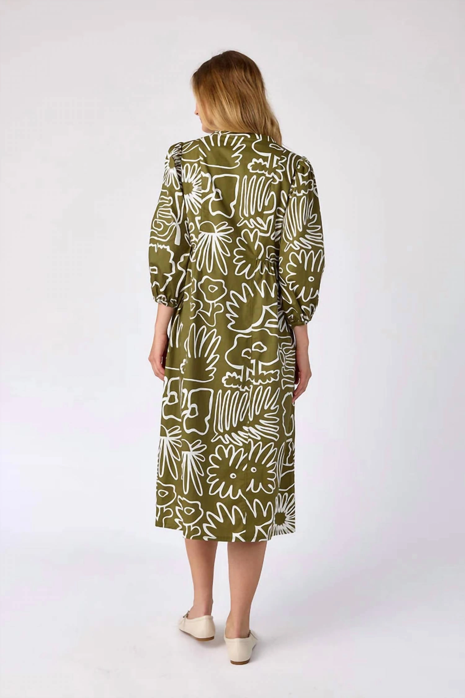 Indie Dress In Floral Studies