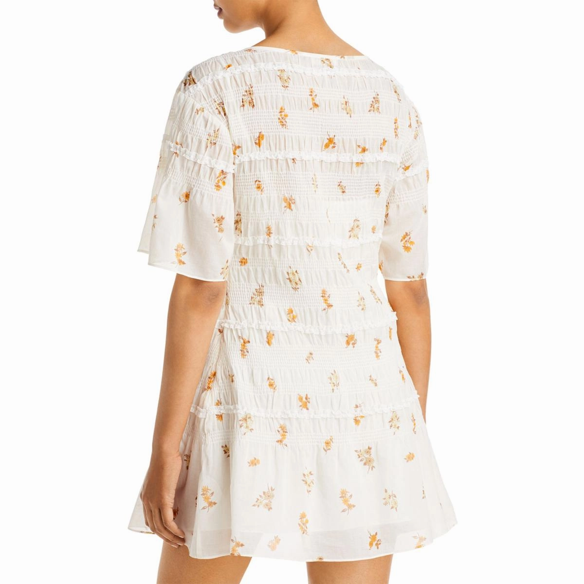 Ines Womens Printed Short Mini Dress