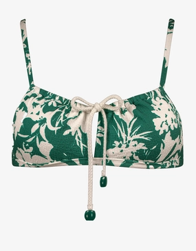 Inside Nostalgia Bralette Bikini Top - Ivy Cream Watercult - Watercult swimsuits sale