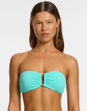 Isla Rib U Trim Bandeau Bikini Top - Dolce Jets - Jets swimwear best price
