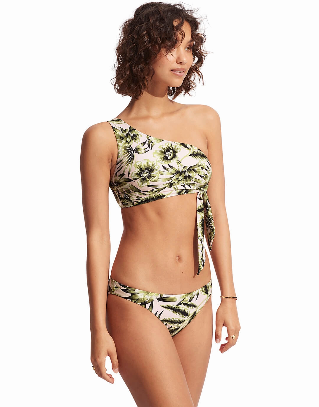 Island In The Sun Hipster Bikini Pant - Avocado