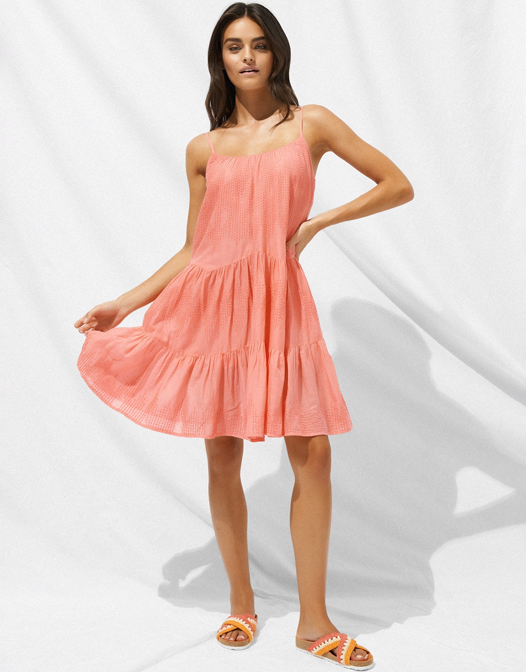 Island Nostalgia Mini Dress - Ocean Coral Watercult - Watercult swimsuits sale