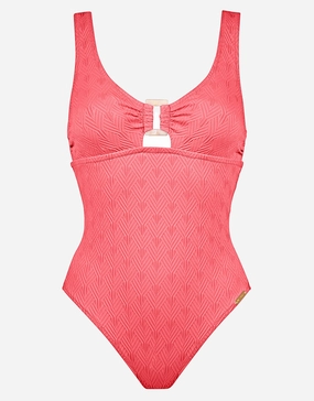 Island Nostalgia Ring Front Swimsuit - Ocean Coral Watercult - Watercult swimsuits sale
