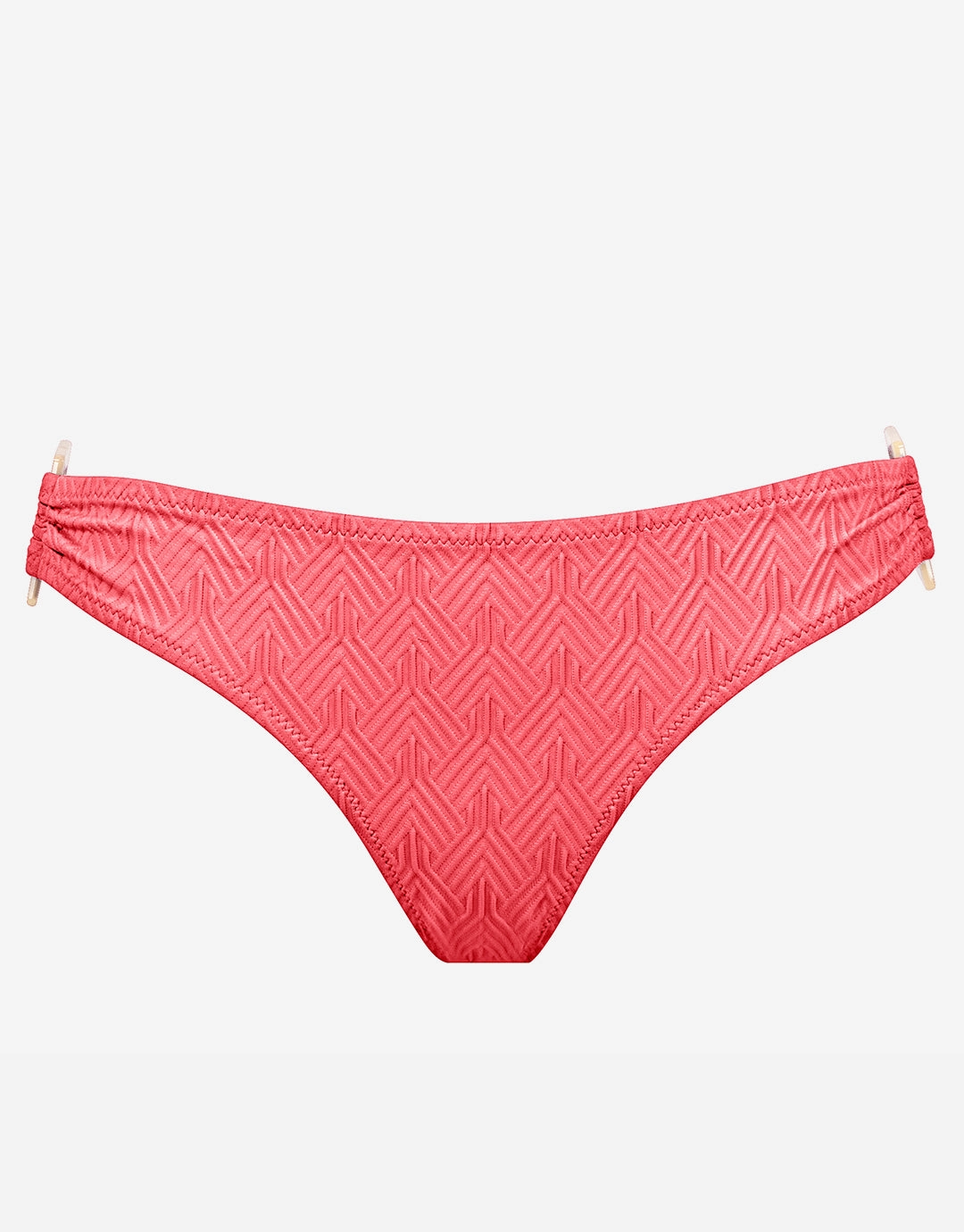 Island Nostalgia Ring Side Hipster Bikini Pant - Ocean Coral