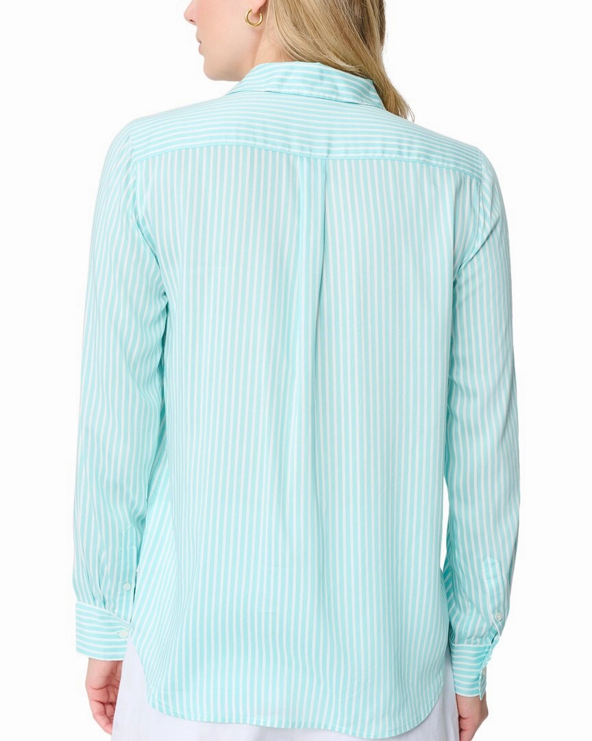 J.McLaughlin Denver Silk-Blend Blouse