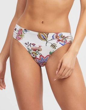 Jasmine Bikini Pant - White Floral Nuria Ferrer - Nuria Ferrer fashion sale