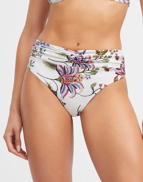Jasmine Maxi Bikini Pant - White Floral Nuria Ferrer - Nuria Ferrer fashion sale