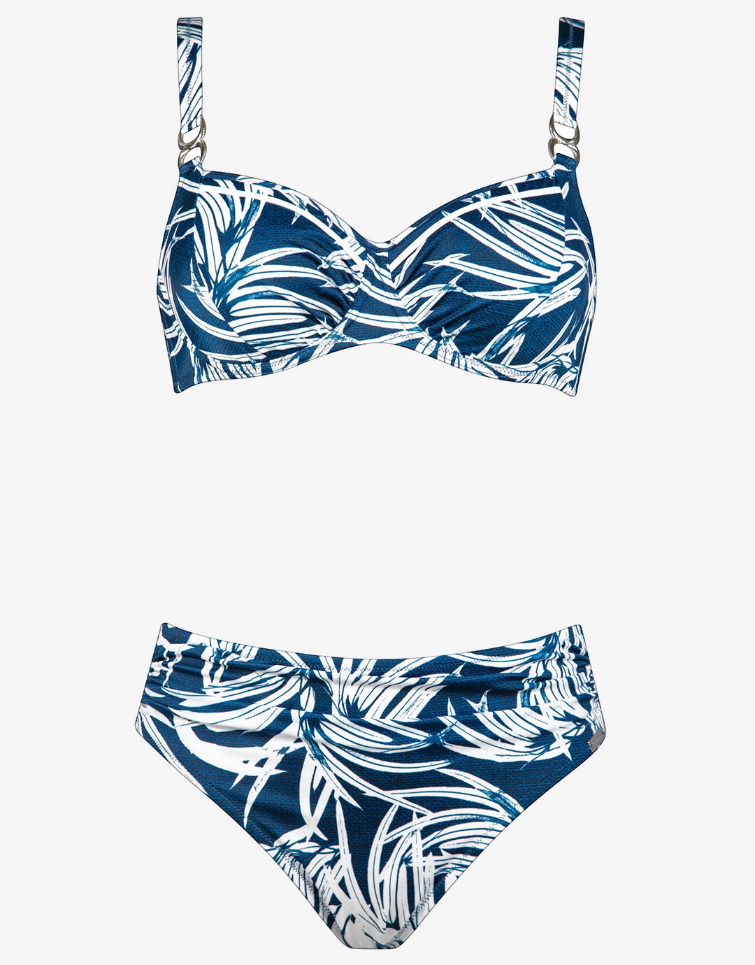 Jean Breeze Underwired Bikini Set - Denim White Swim Womens - sport swimwear clearance
