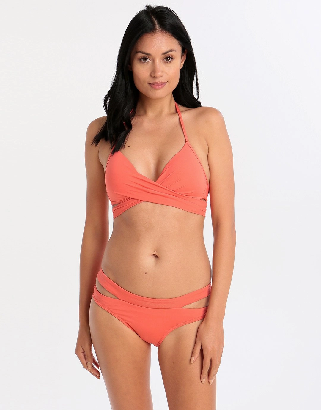 Jetset Crossover Top - Coral