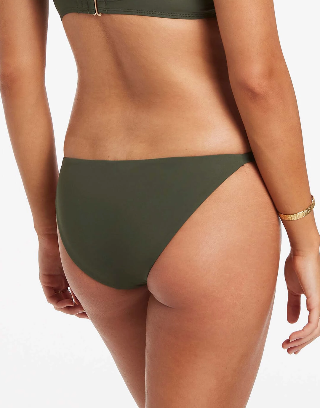 Jetset Skinny Side Hipster Bikini Pant - Olive