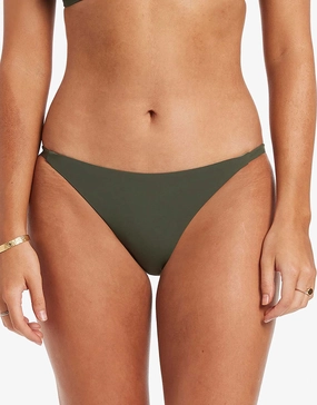 Jetset Skinny Side Hipster Bikini Pant - Olive Swim Womens - one-pieces cheap