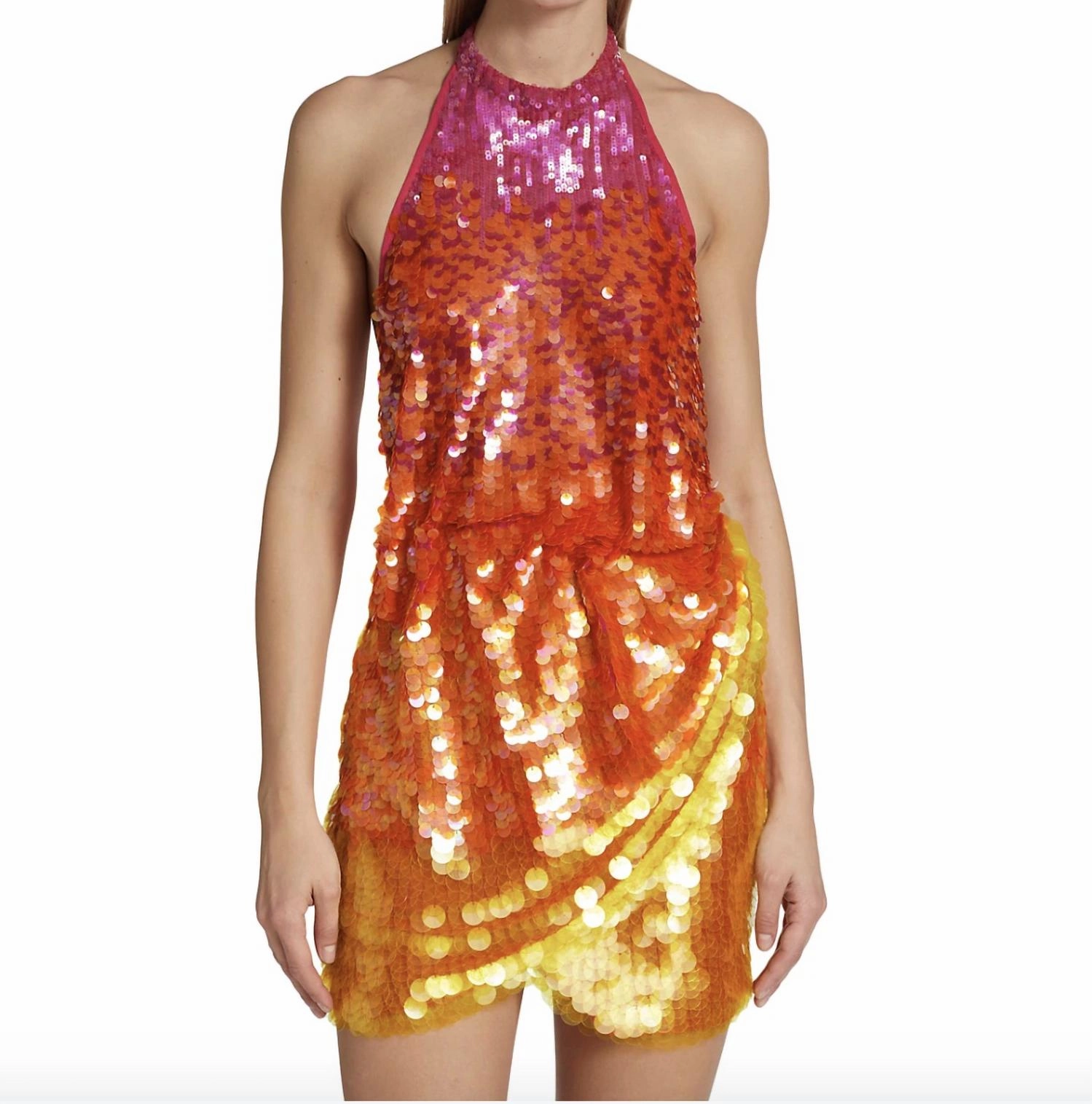 Jo Dress In Fuschia Multi