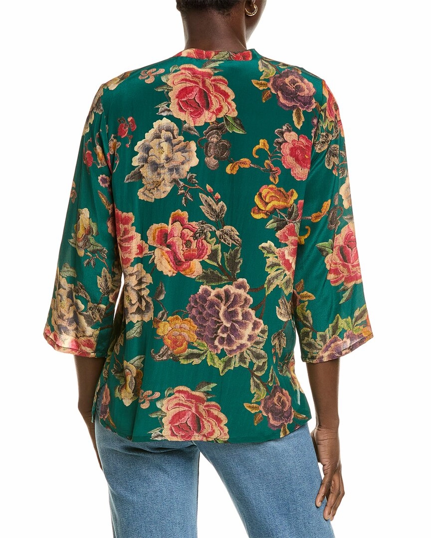 Johnny Was Siye Silk Blouse