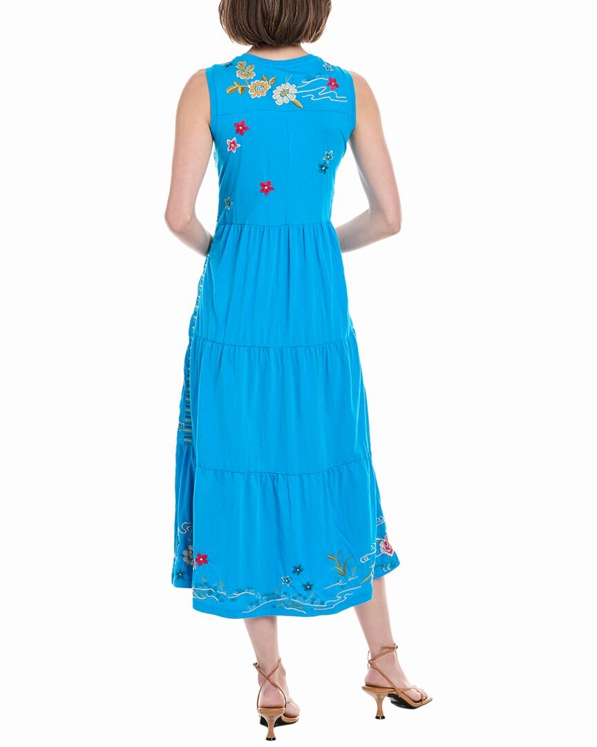 Johnny Was Tiered Tank Maxi Dress