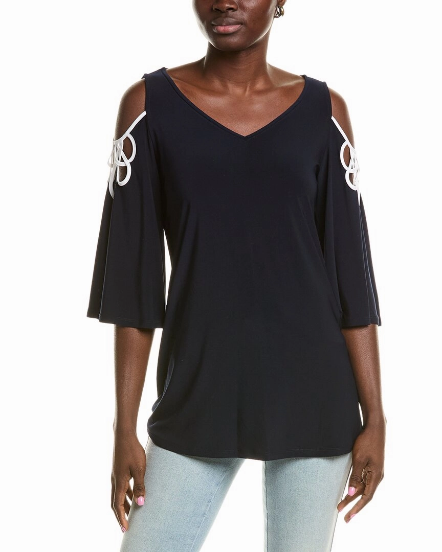 Joseph Ribkoff Cold-Shoulder Tunic Top