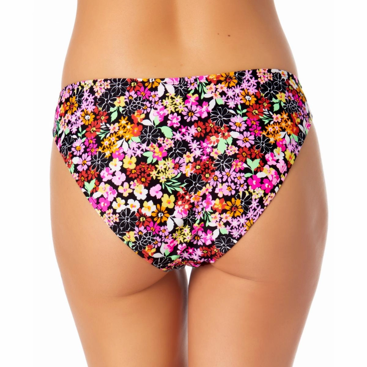 Juniors Womens Hipster Floral Print Swim Bottom Separates