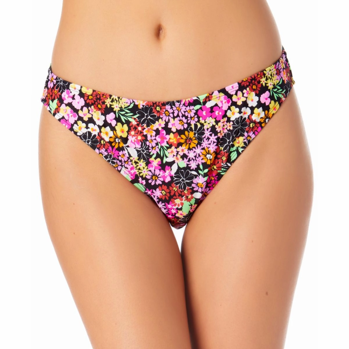 Juniors Womens Hipster Floral Print Swim Bottom Separates Swim Womens - cut-out swimsuits
