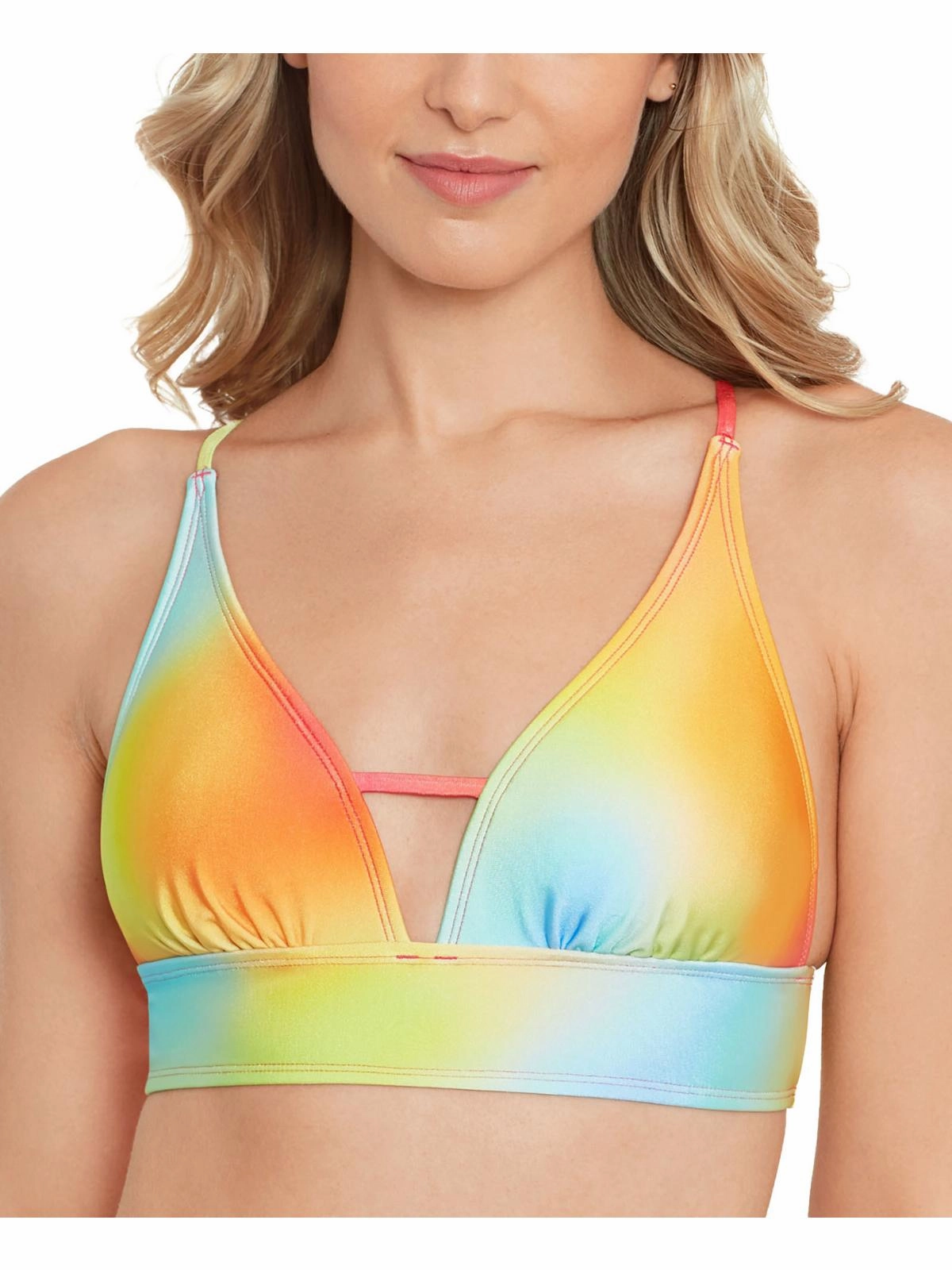Juniors Womens Printed Banded Bikini Swim top Swim Womens - animal print bikinis