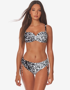 Kalina Underwired Bikini Set - Black and White Roidal - Roidal activewear best price