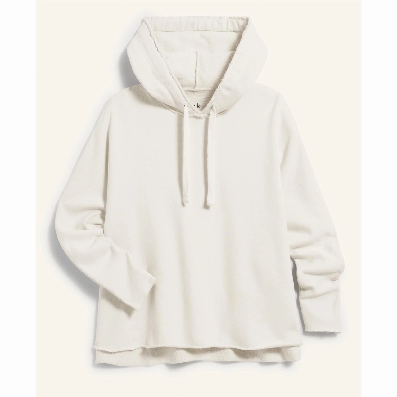 Kane Capelet Hoodie In Vintage White
