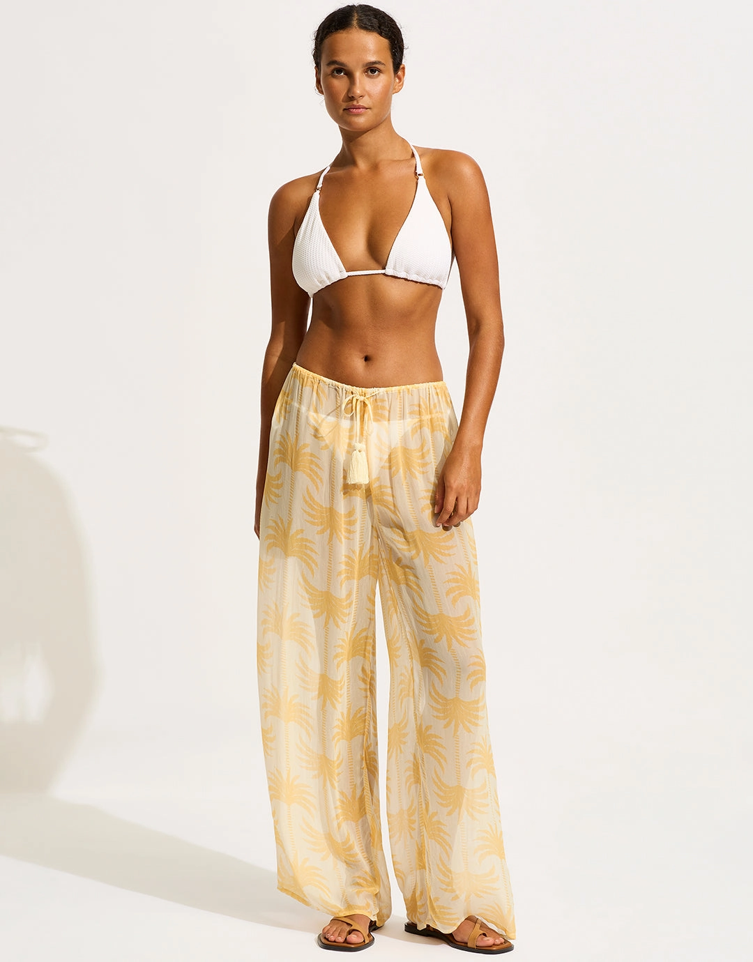 Kasbah Beach Pants - Ecru