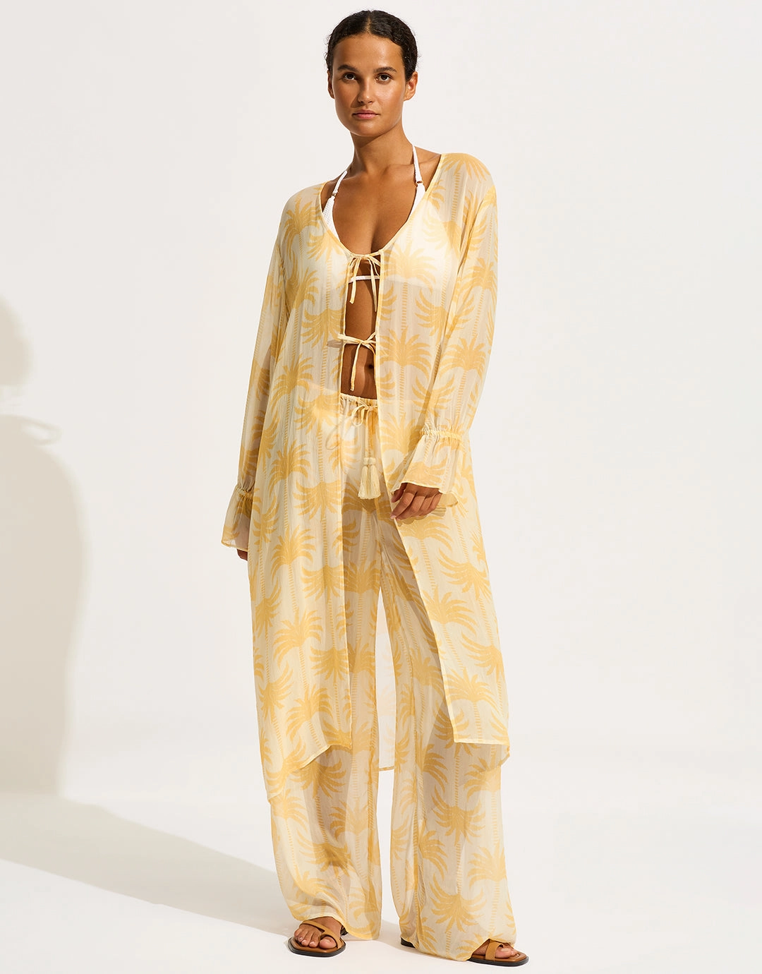 Kasbah Beach Pants - Ecru