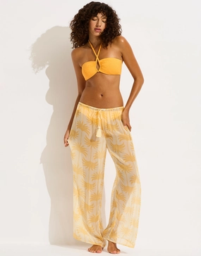 Kasbah Beach Pants - Ecru Seafolly - Seafolly bikinis sale