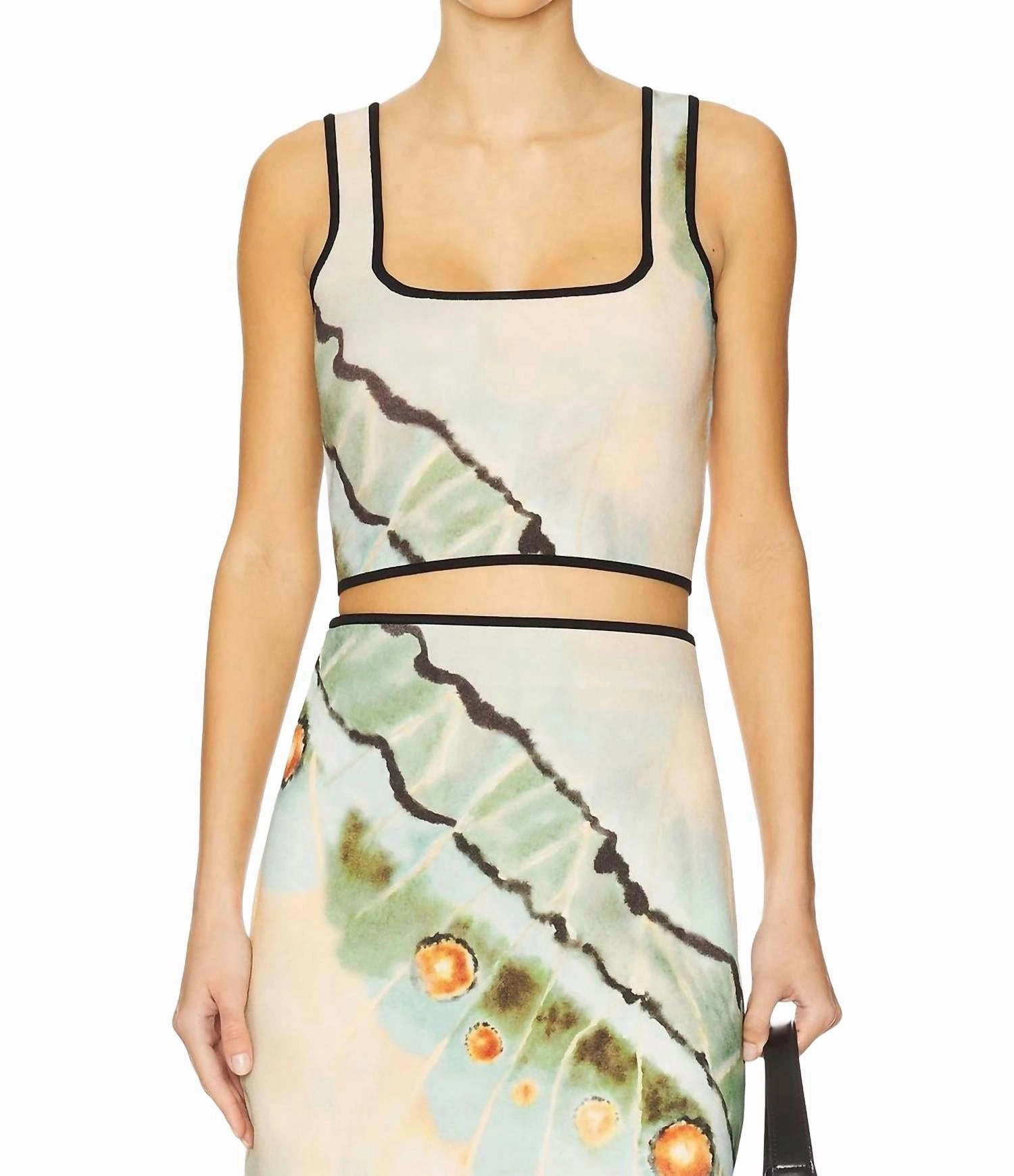 Kenda Knit Top In Butterfly Wing