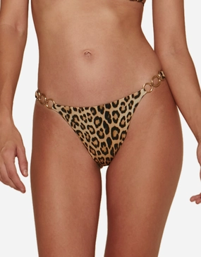 Kimi Amalfi Detail Bikini Pant - Animal ViX Paula Hermanny - ViX swimwear outlet