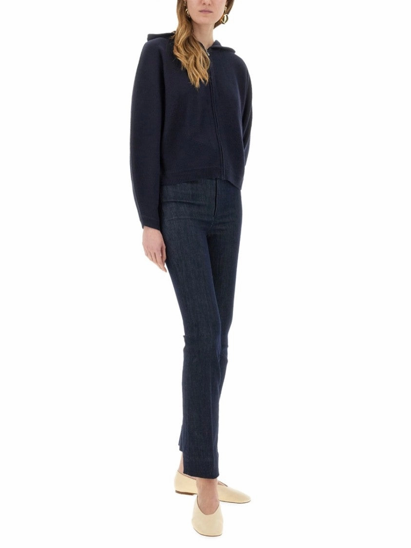 Knit Sweatshirt With Zipper