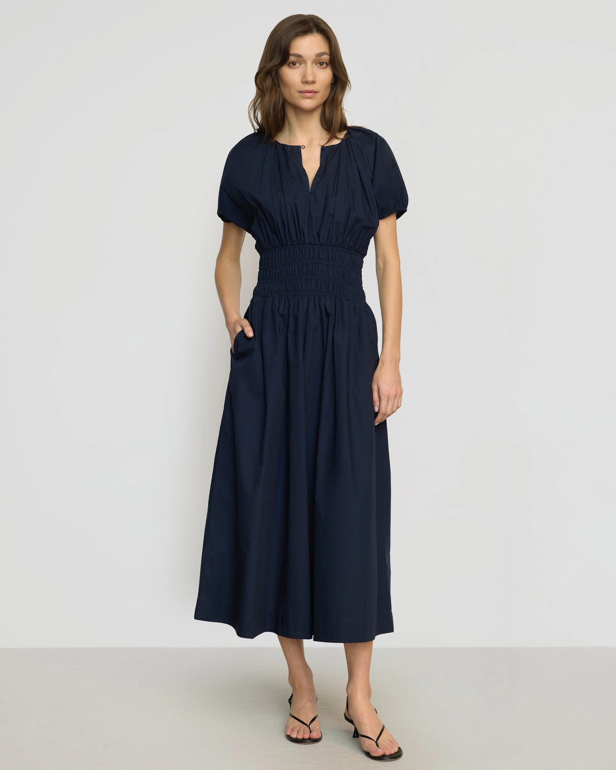 Kyla Organic Cotton Blouson Dress